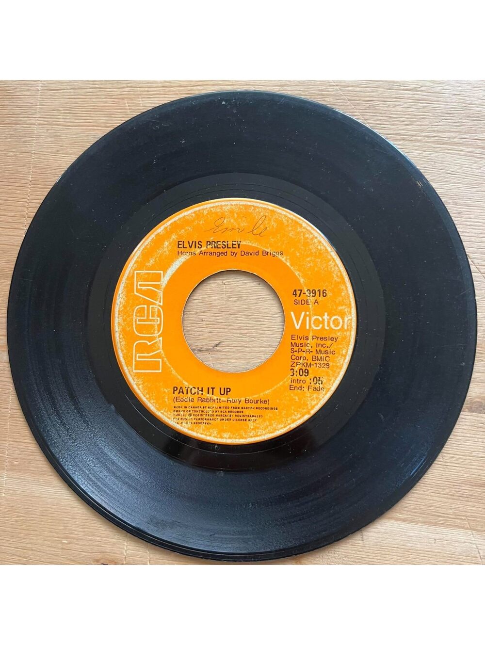 Elvis Presley - Patch it up/You don't Have to Say you Love Me 45rpm VG+ R19